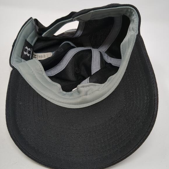 Under Armour Baseball Cap Black One Size Adjustable Embroidered 6 Panel - Picture 7 of 9
